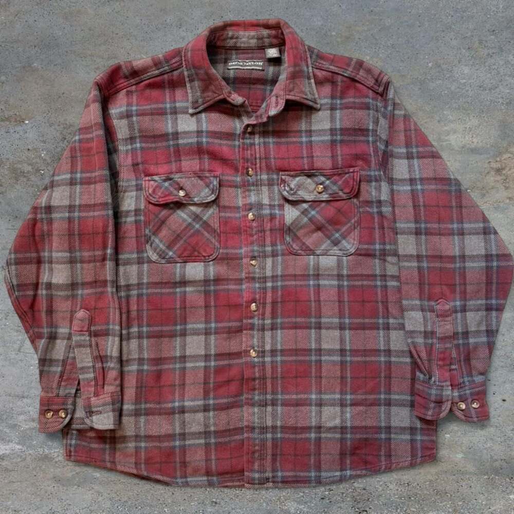 Vintage David Taylor Heavyweight Plaid Flannel Shirt